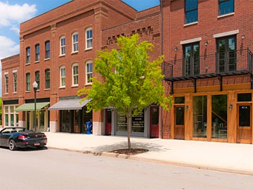 Main Street office buildings at the Village of Providence, Huntsville, Alabama