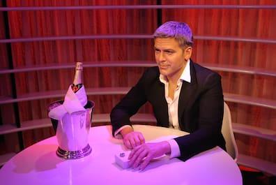 Birthday date with actor star George Clooney: It's possible at Madame Tussauds wax museum in Berlin.
