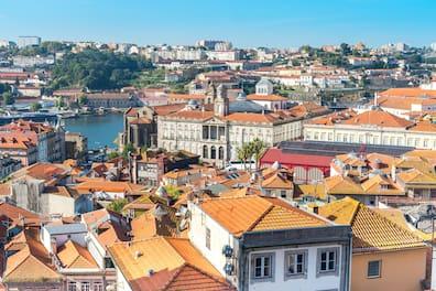 The Palácio da Bolsa in Porto was built in the 19th century.