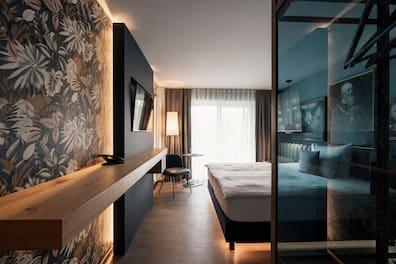 View into the Suite Poldi at Wellnesshotel Wittelsbach.