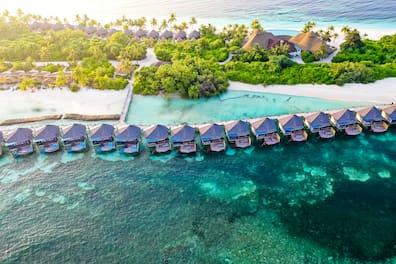 Kuredu in the Lhaviyani Atoll is the greenest island in the Maldives.