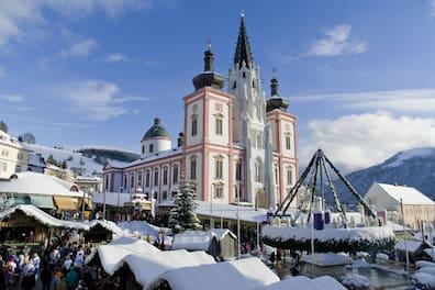 In Mariazell, there's not only a beautiful basilica but also delicious gingerbread.