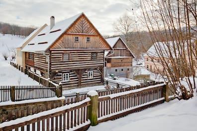 At the open-air museum in Zubrnice, travelers experience how Christmas was celebrated in the 19th century.