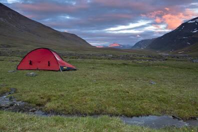 Thanks to the Right of Public Access, you can pitch your tent almost anywhere in Sweden.