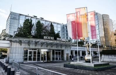 Swiss luxury hotel: The President Wilson Hotel in Geneva.