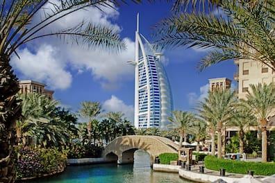 Known for its seven stars: The Burj Al Arab Hotel in Dubai.