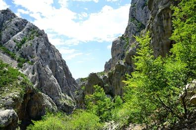 The imposing Velebit in the middle of Paklenica National Park.