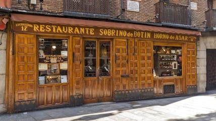 The Restaurante Botín is an iconic landmark in the heart of Madrid.