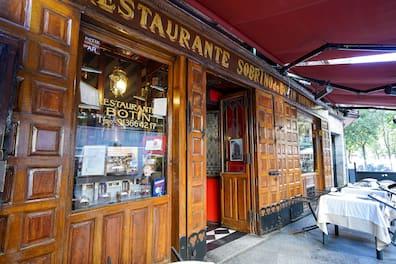 The Botín Restaurant is located in the medieval Austrias district in Madrid.
