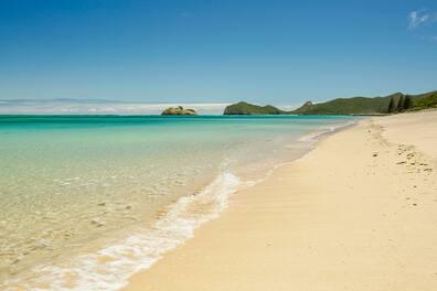The beaches on Lord Howe see very few visitors-even though the island is much smaller than other beach paradises.
