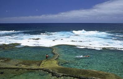 Natural swimming pool on El Hierro.