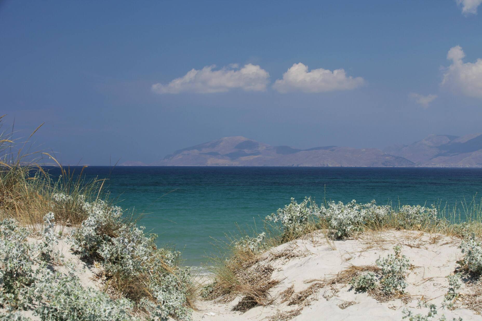 Mastichari Beach on Kos is nearly a kilometer long.