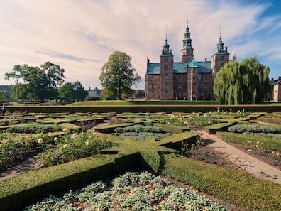 One of the city's most beautiful castles: Rosenborg Castle in Copenhagen.