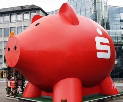 Near Stuttgart, visitors can marvel at the world's largest piggy bank.