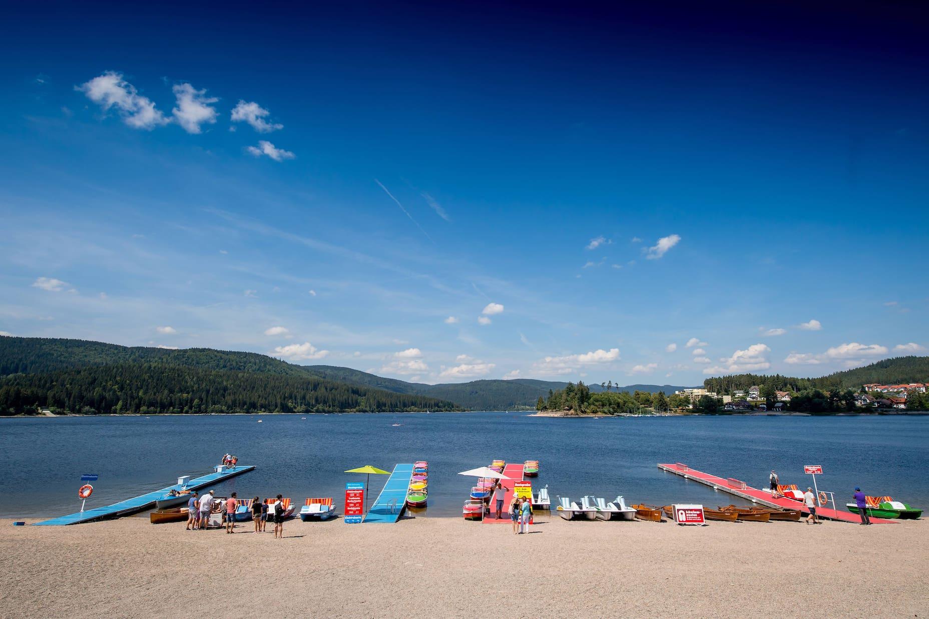 The Schluchsee is the largest lake in Baden-Württemberg.