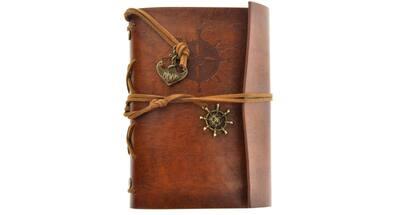 A bound travel journal