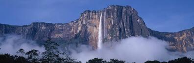 The 'Salto Ángel' in Venezuela is the highest free-falling waterfall in the world at 979 meters.