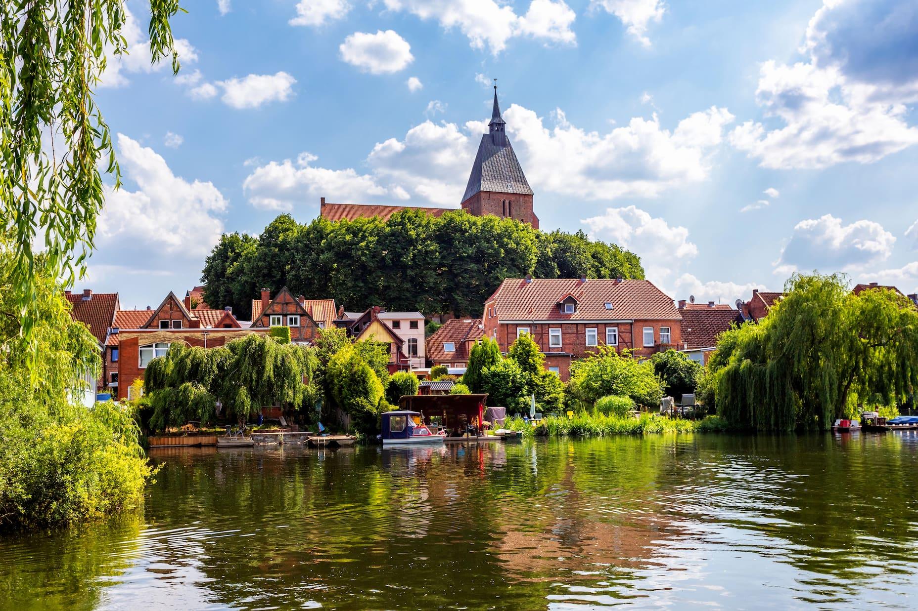 View of Mölln in Schleswig-Holstein.