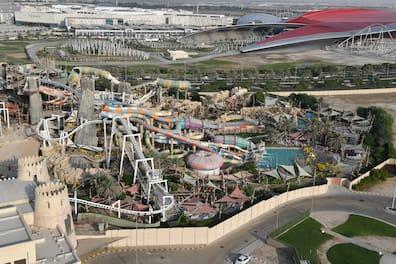 This fun paradise for the whole family is located right next to the famous Yas Marina Circuit racetrack.