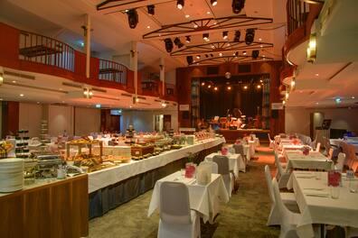 Hotel buffet.