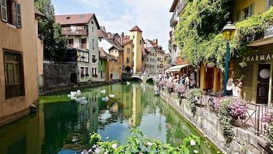 Annecy is also called the Venice of the Alps.