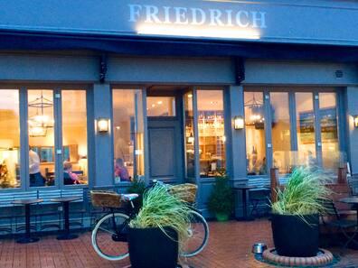 In the Friedrich, find shelter from the howling wind.