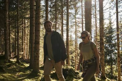 A relaxing forest walk at the Bergresort Werfenweng.