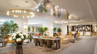 Hotel lounge area