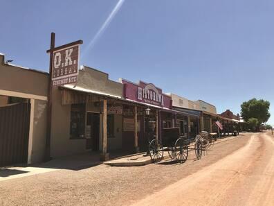 Tombstone in southern Arizona is one of the most famous ghost towns in the USA.