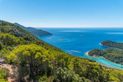 The national park on Mljet.
