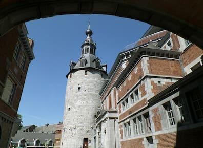 View of the Belfry of Namur, which has been a UNESCO World Heritage Site since 1999.