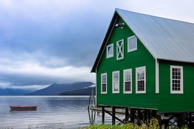 A vacation home in nature.