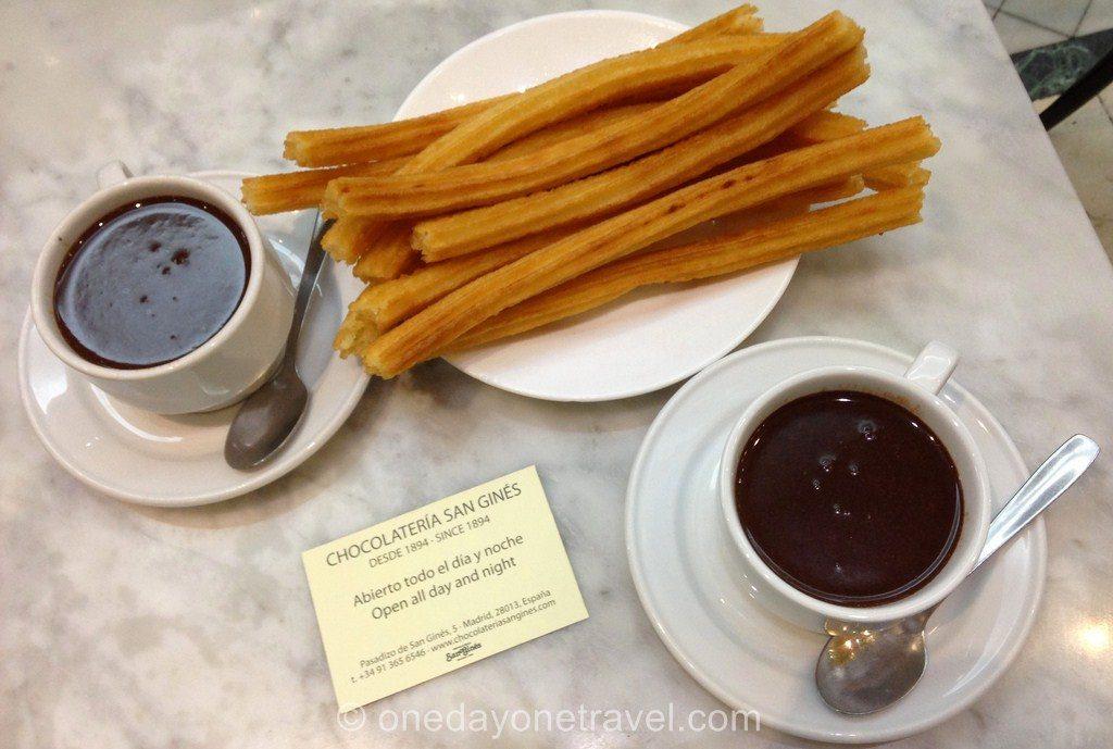 City Guide Madrid churros gines