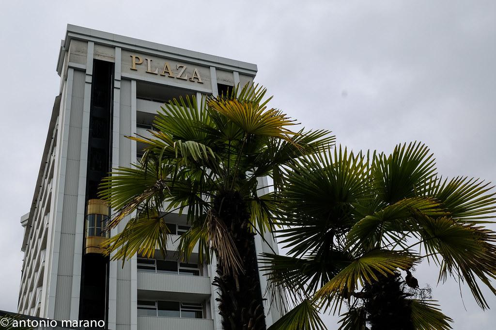 Abano terme al tramonto