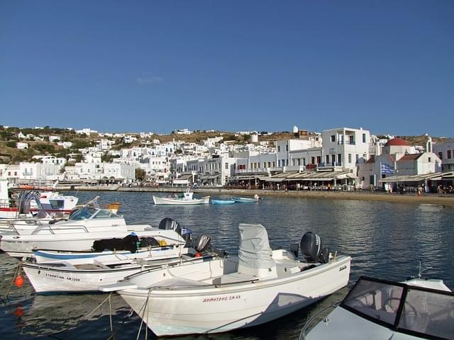barche mykonos grecia cyclades