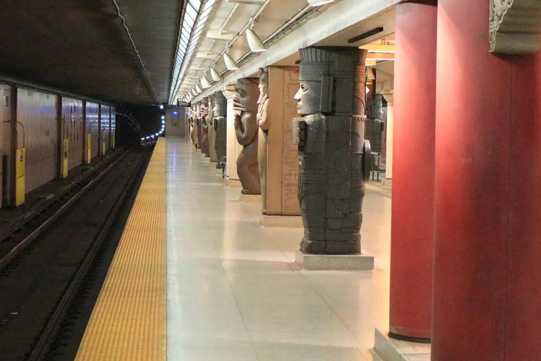 Die Metro-Station Museum