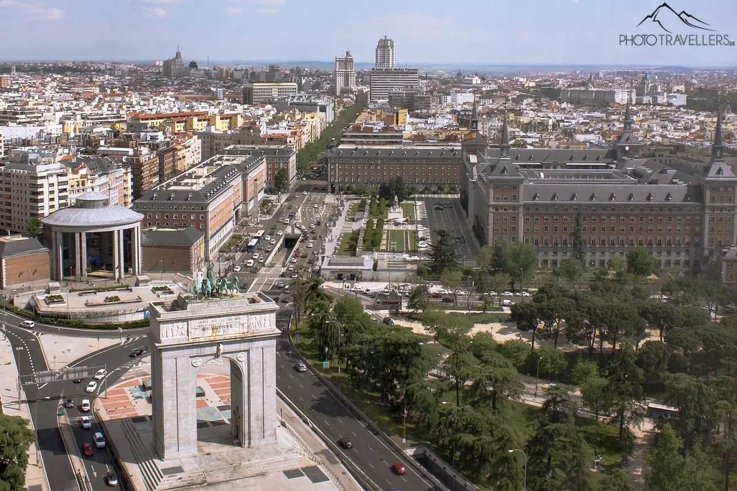 View from the Faro de Moncloa