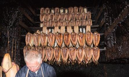 The tar-black smokehouse next door to Fortune’s.