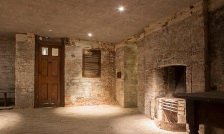 Tolpuddle Martyrs Cell at Shire Hall Historic Courthouse museum in Dorchester, Dorset, UK.