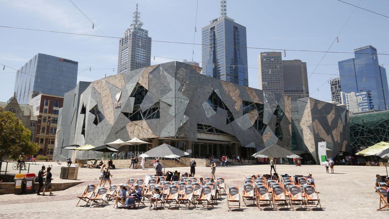 Federation Square is relatively new, but it's already become a central  gathering spot for locals and visitors.