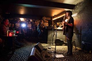 The Slaughtered Lamb Clerkenwell  Best for acoustic folk music  While at ground level The Slaughtered Lamb appears to be...