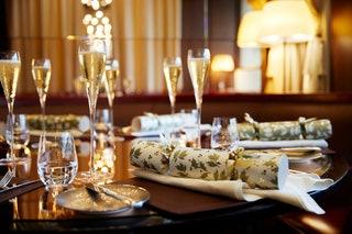 Christmas table 45 Park Lane London