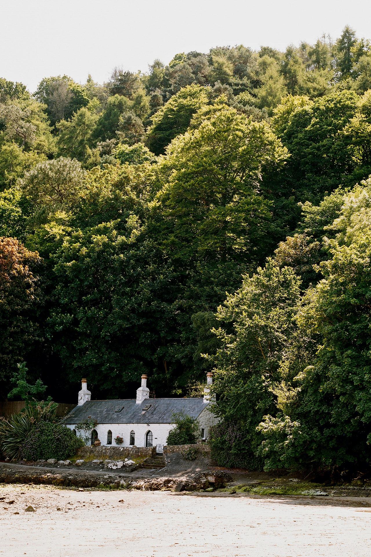 A house on Llanbedrog beach North Wales
